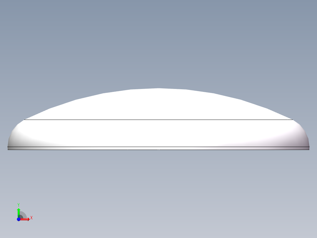 THB碟形封头DN4000前视图