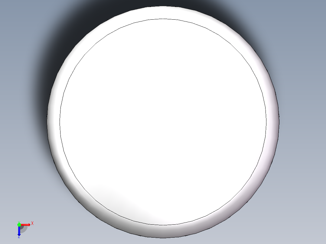 THB碟形封头DN4000俯视图