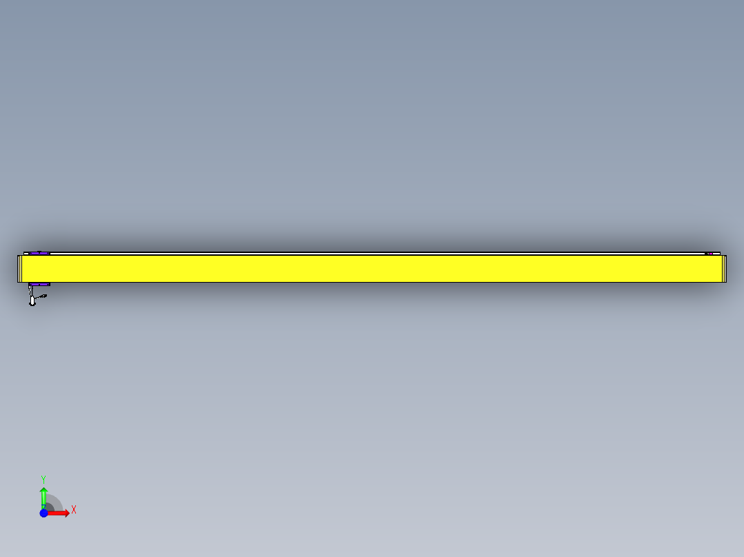 威洛博VL系列直线电机模组-VL14S1-S3450前视图