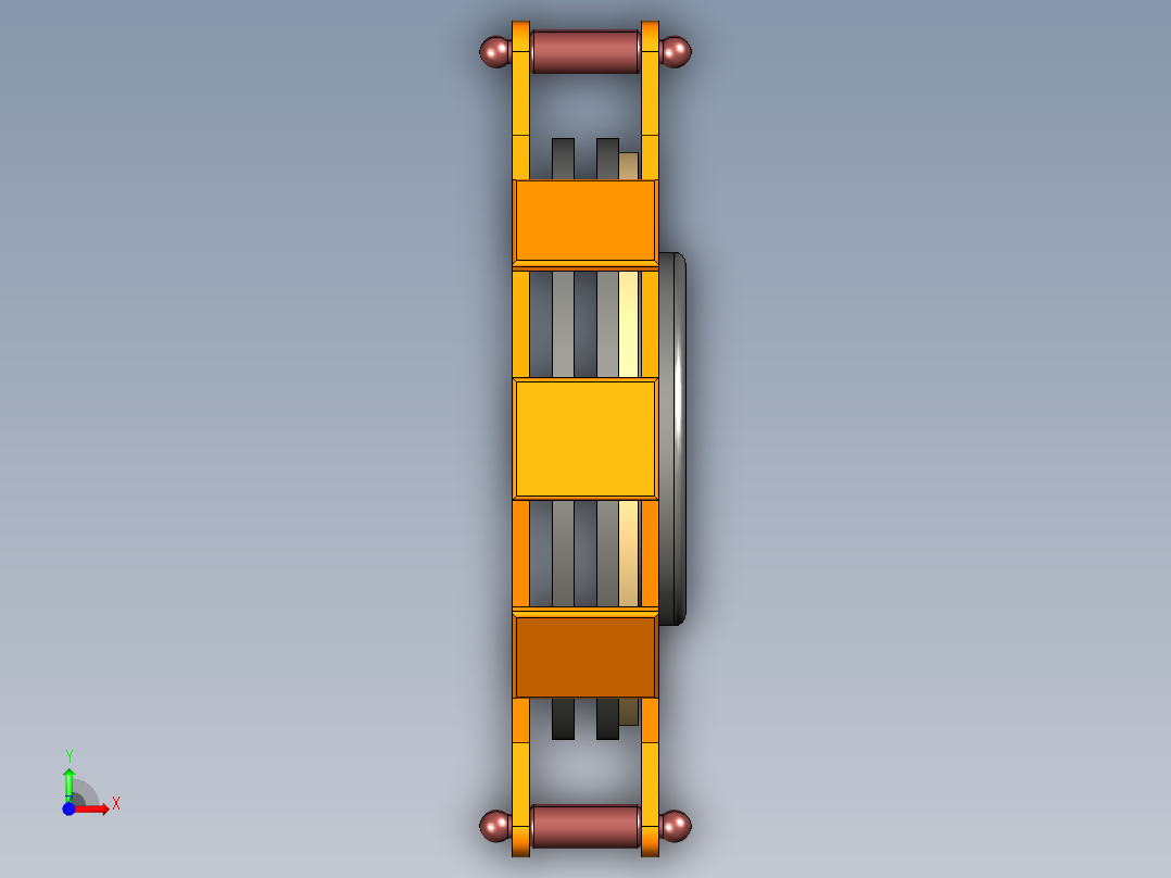制动器 (55)前视图