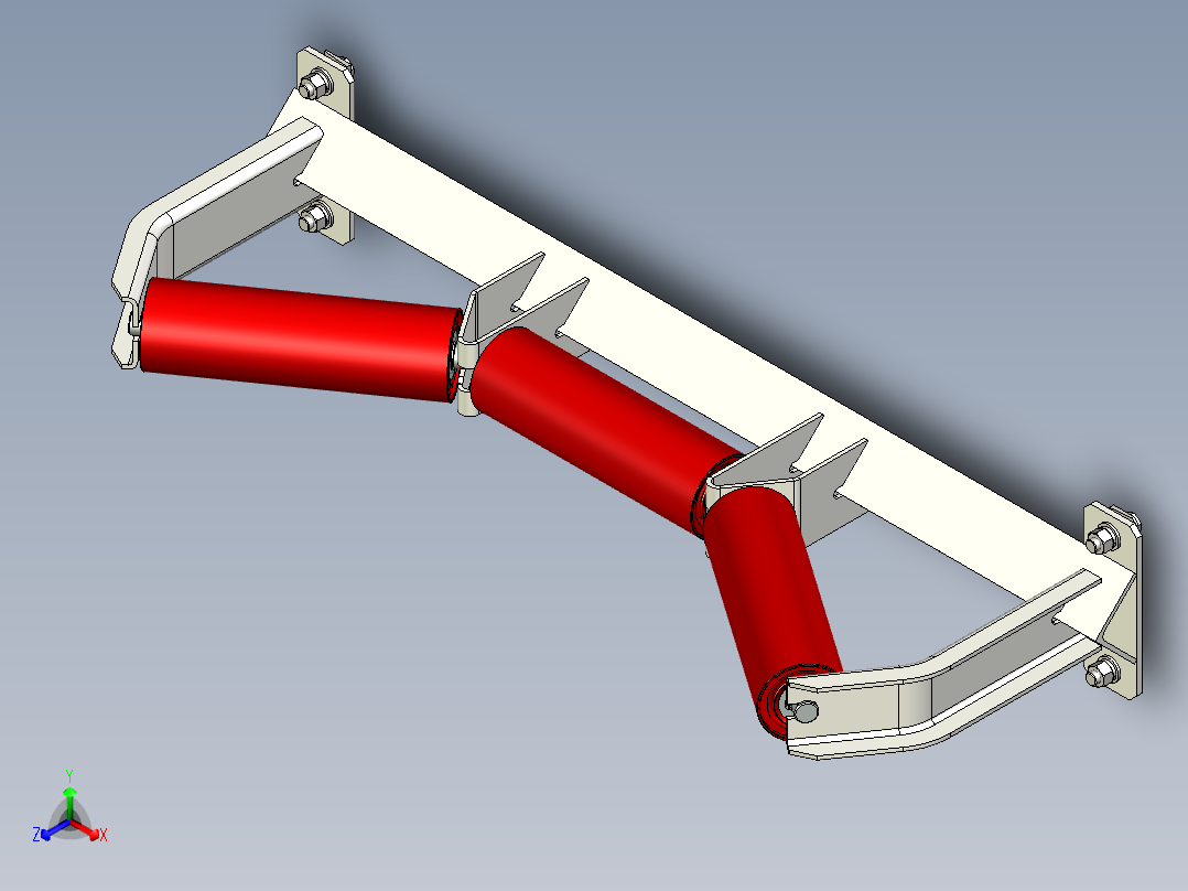 DTII(A)型带式输送机35°槽型托辊 65C214