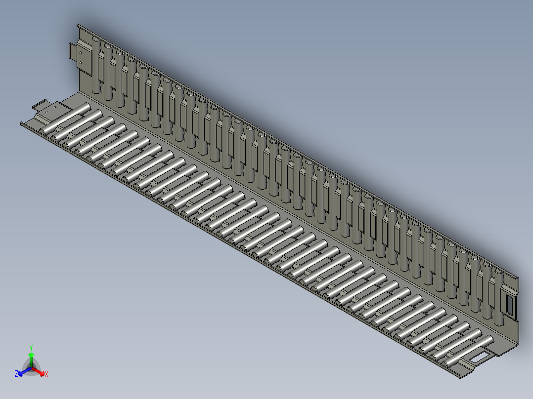THK板式滚柱链3D模型IGS格式正等轴测图