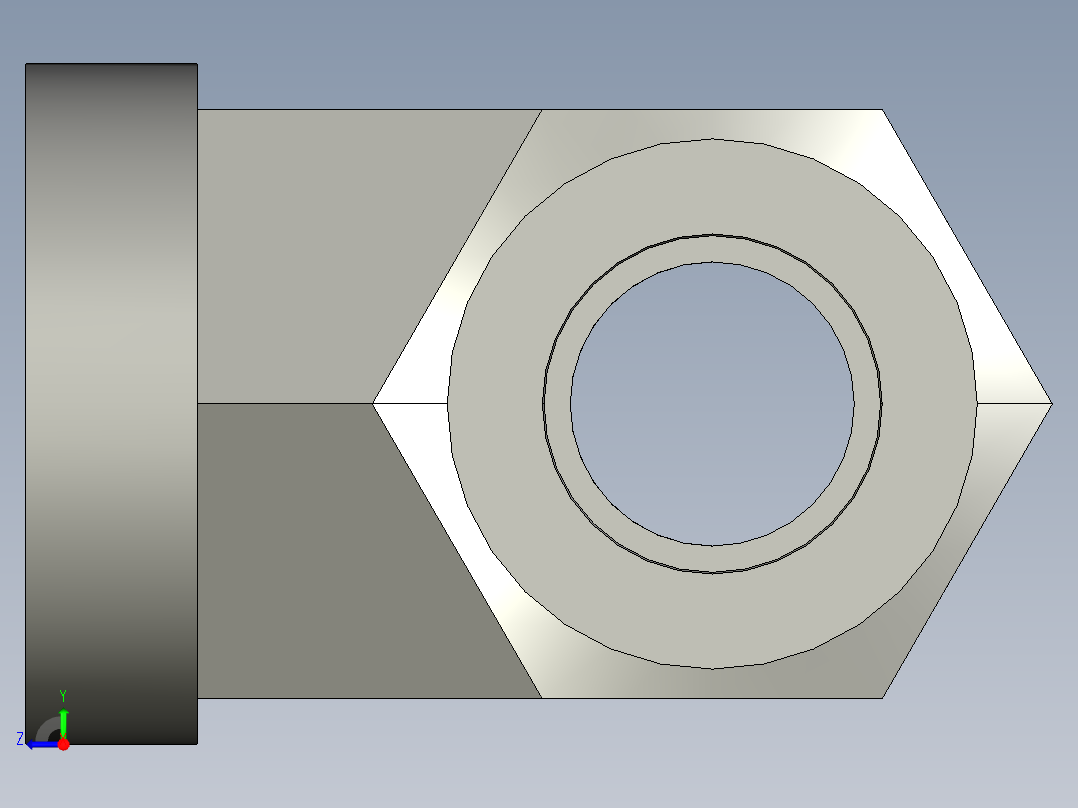 卡套式工业通用硬管接头8_obu-s右视图