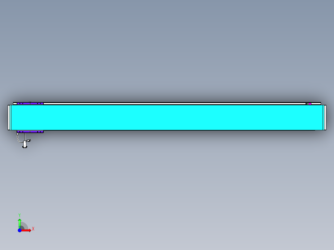 威洛博VL系列3d模型模组VL17E2Y-S1850前视图