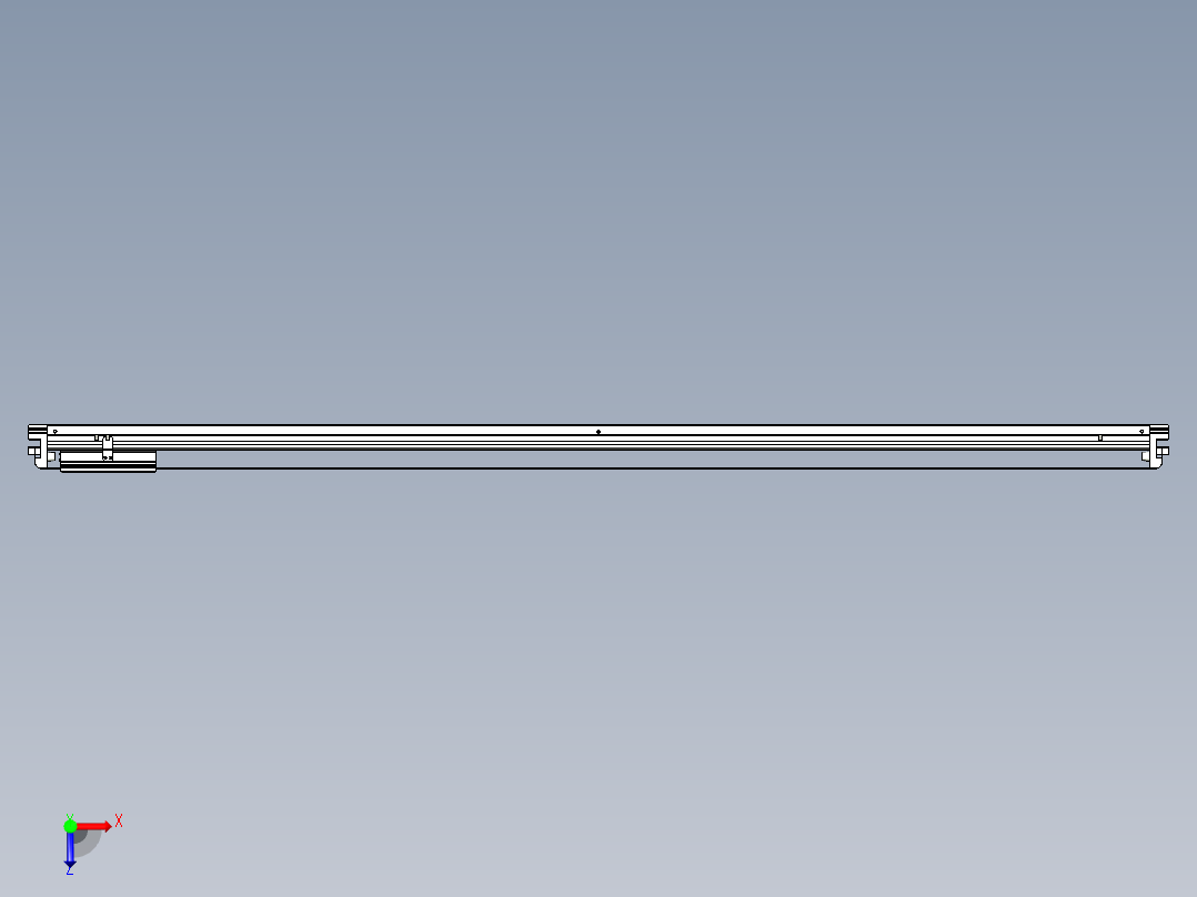 威洛博VL系列3d模型模组VL17E2Y-S1850俯视图