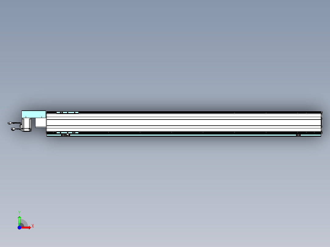 威洛博VBF同步带传动一般环境VBF14-L45-S1450-BR-ZP40-C3前视图