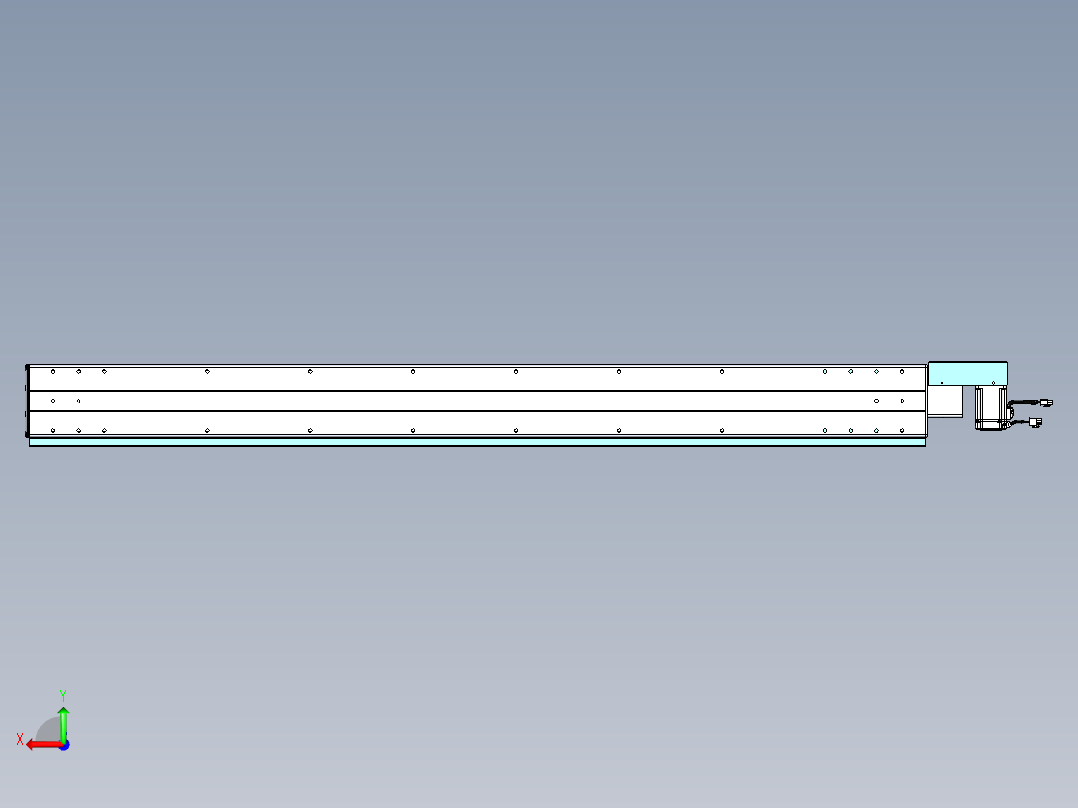 威洛博VBF同步带传动一般环境VBF14-L45-S1450-BR-ZP40-C3后视图