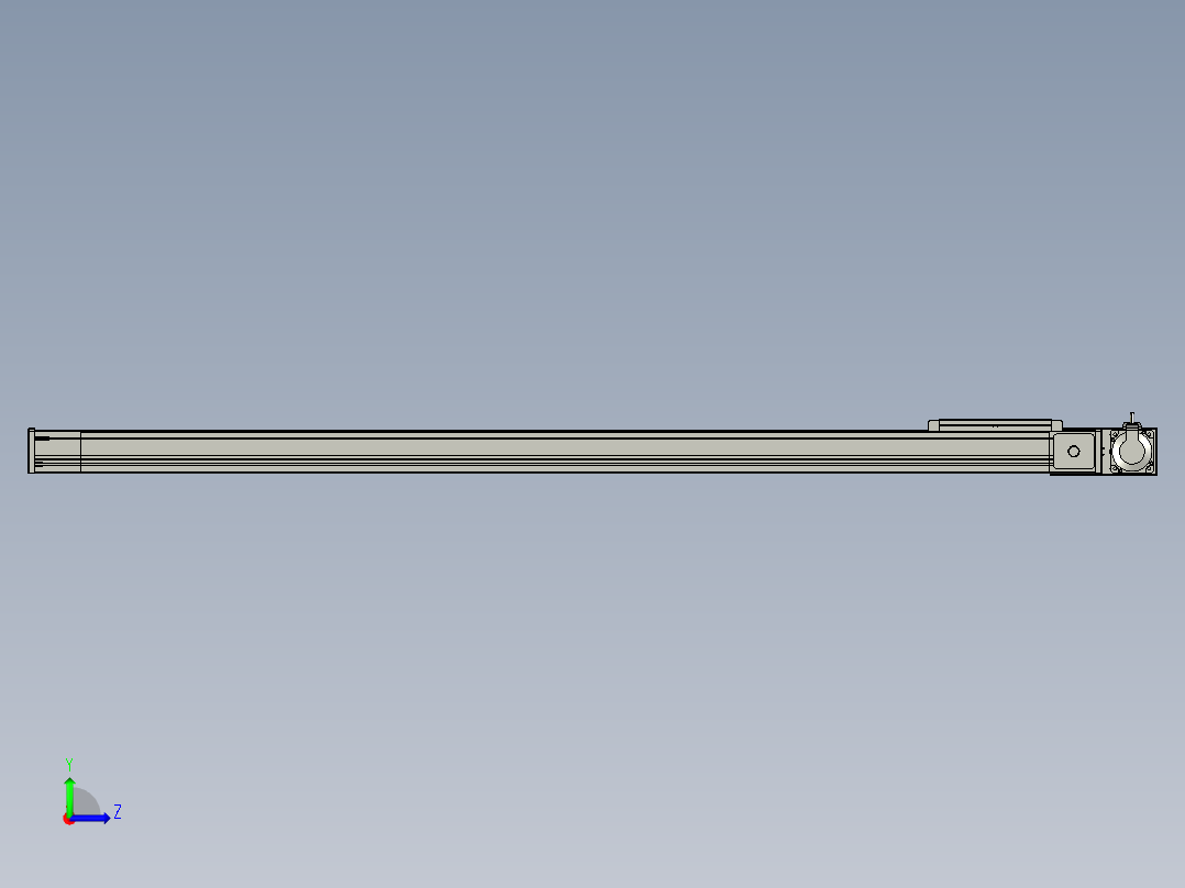 欧规系列-LB8-L75-S1600-BL-ZP75-C3左视图