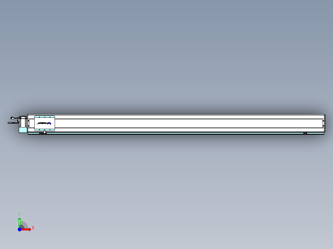 威洛博VBC同步带传动一无尘环境VBC14-L45-S2050-BLU-ZP40-C3前视图
