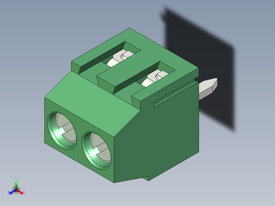 DG381-3.5-02P-14正等轴测图