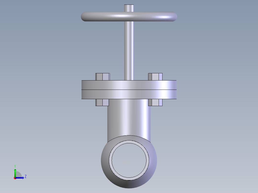 globe valve (asme b16.34) bw -150-2500左视图