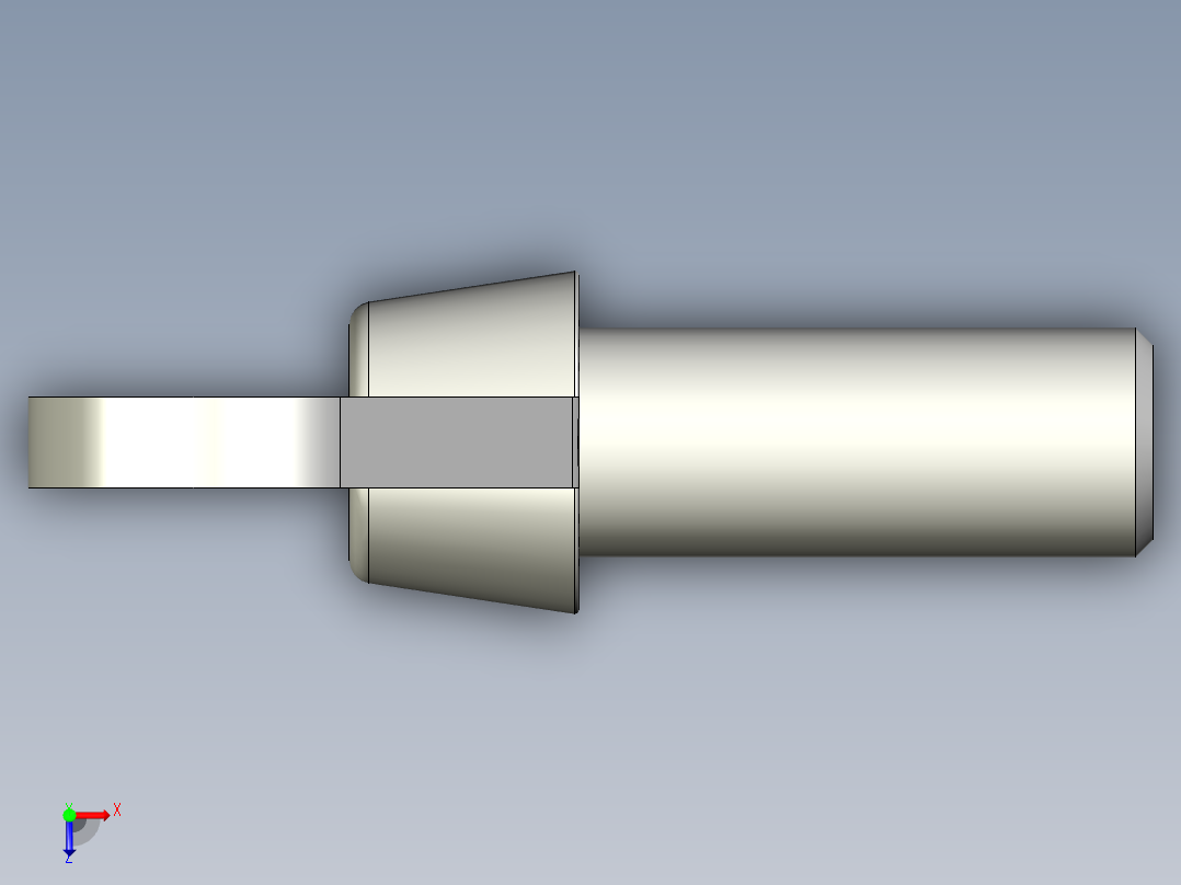 带耳螺钉-DIN_316_Wing_screws_16x2x40-34-24_73_6.4_38.4_16.stp俯视图