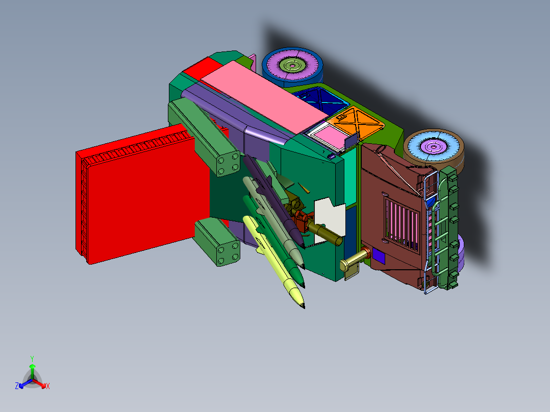 战场万金油多功能悍马车