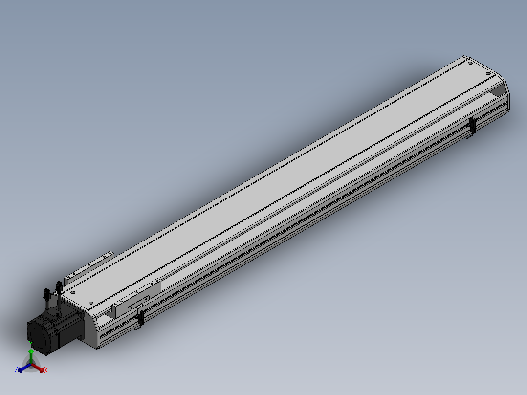 精密模组MY170-T10-1100L-BC-P75B-C4-C正等轴测图