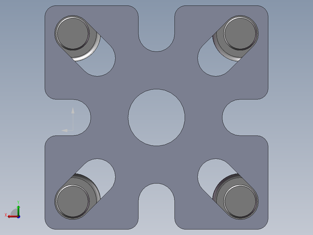 铝型材及其附件5.32.40.4040后视图