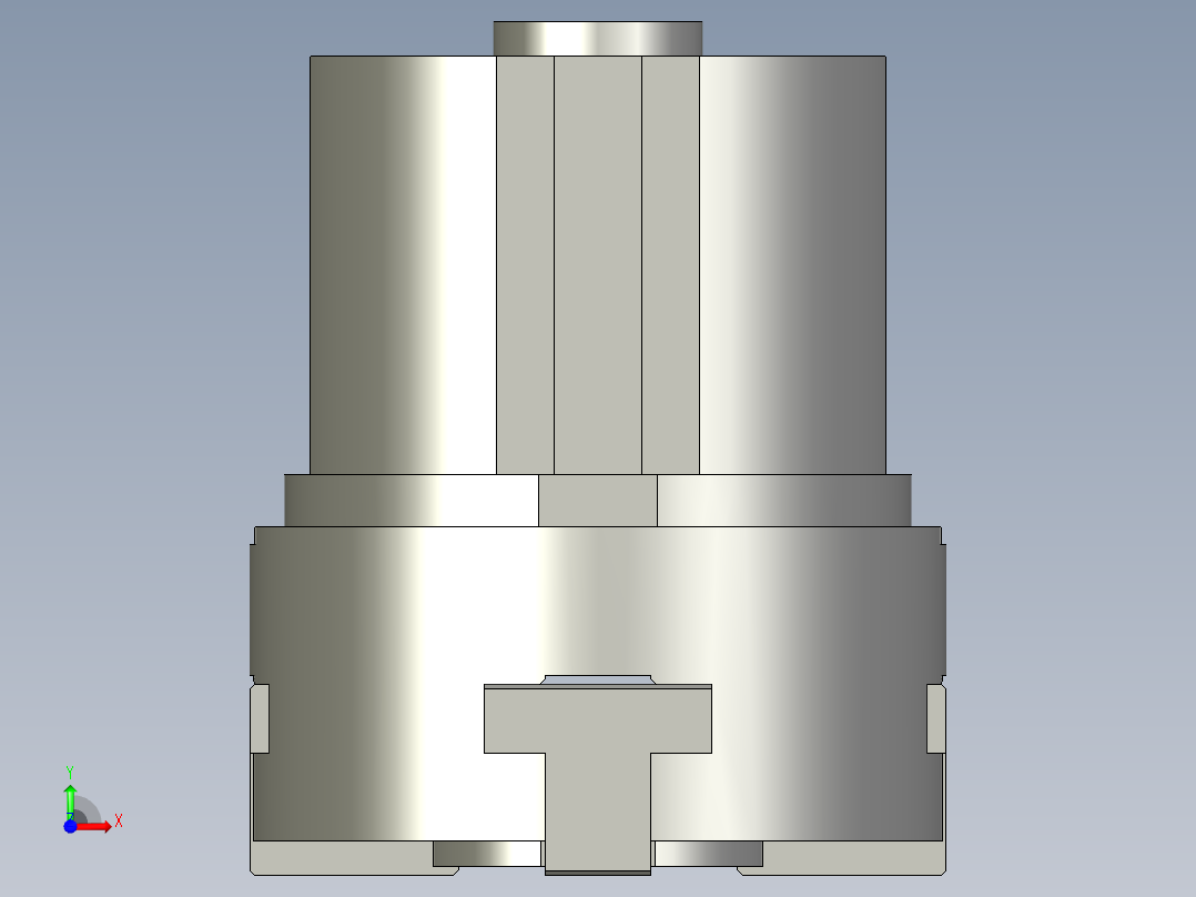 普通气爪PH02-16C前视图