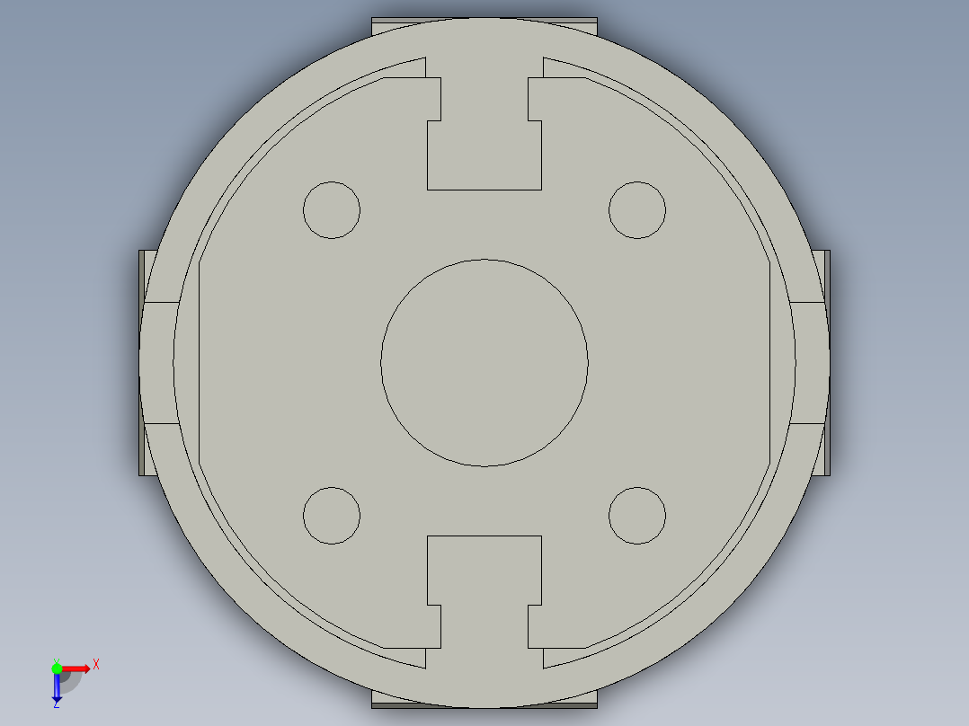 普通气爪PH02-16C俯视图