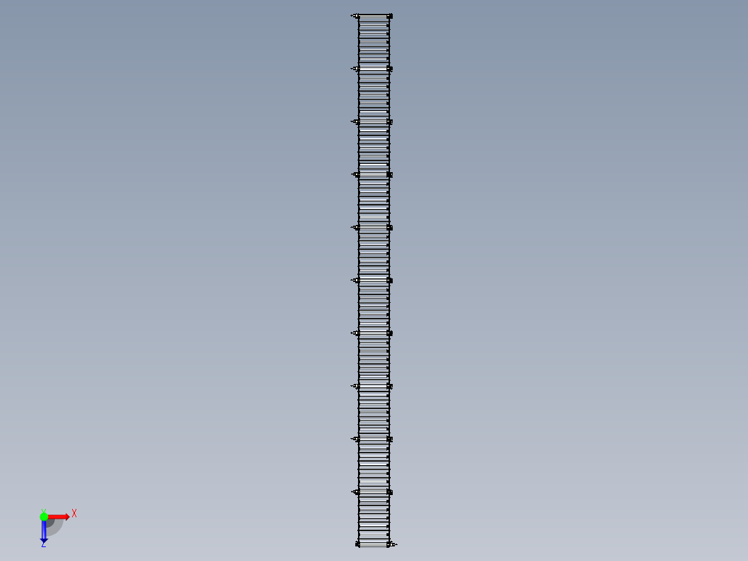 柔性滚筒输送机flexible-roller-conveyor-2-igs cgr stp俯视图