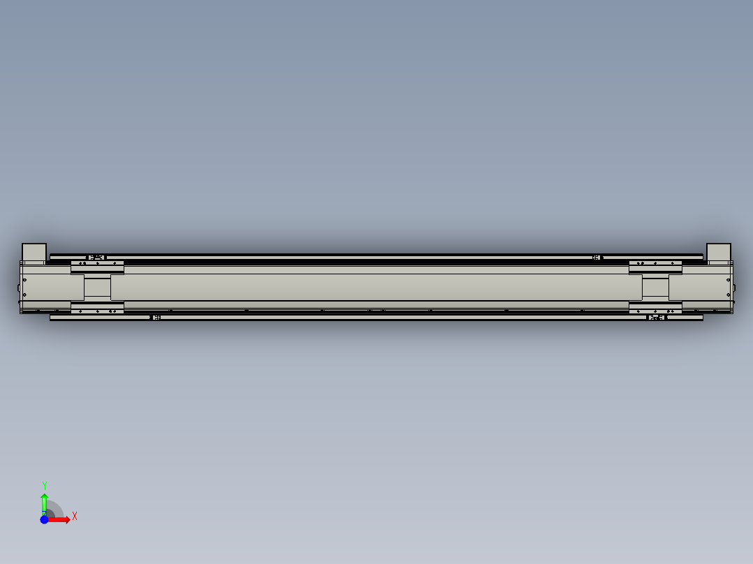 威洛博双电机滑台-VBF14S2-L50-S1300-BD-P40-C6前视图