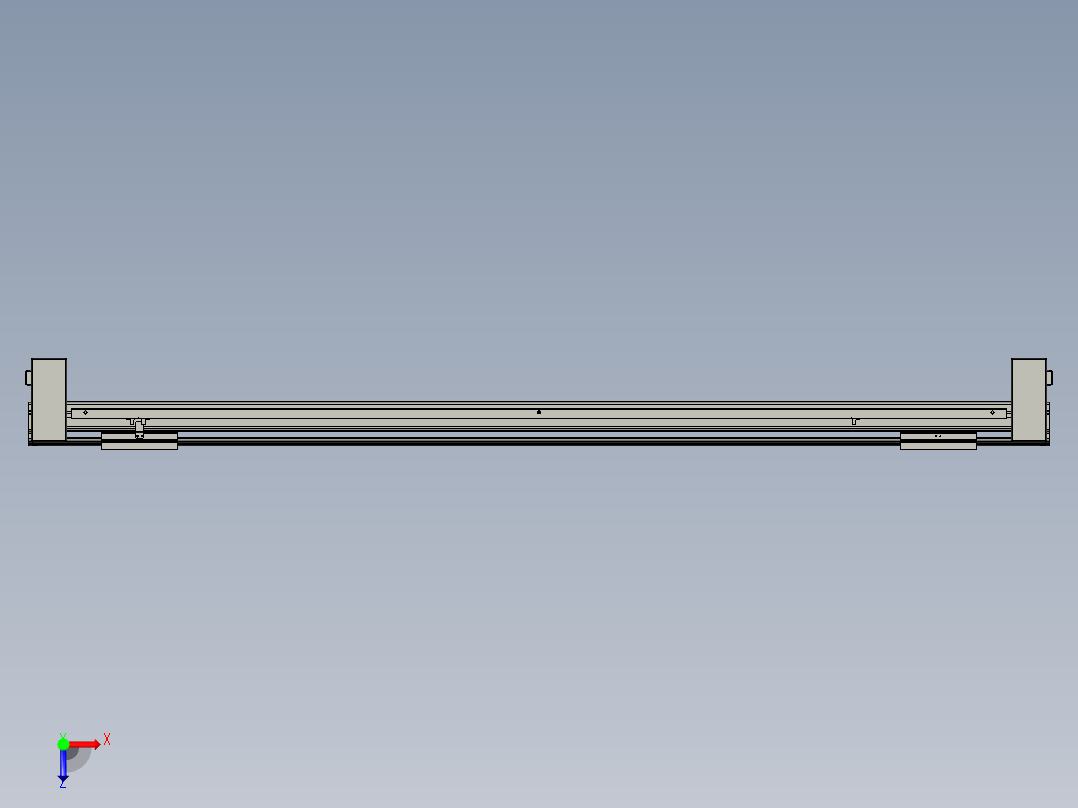 威洛博双电机滑台-VBF14S2-L50-S1300-BD-P40-C6俯视图