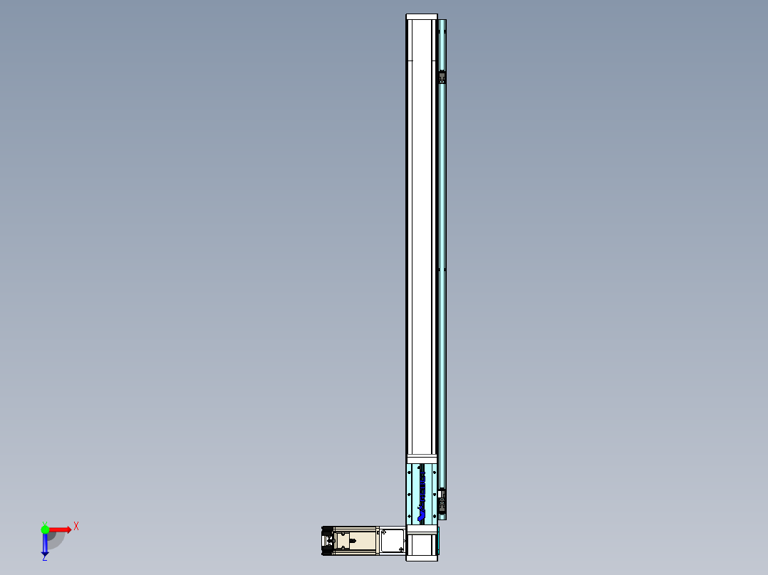 欧规系列-LB6A-L130-S850-BR-ZP40-C3俯视图
