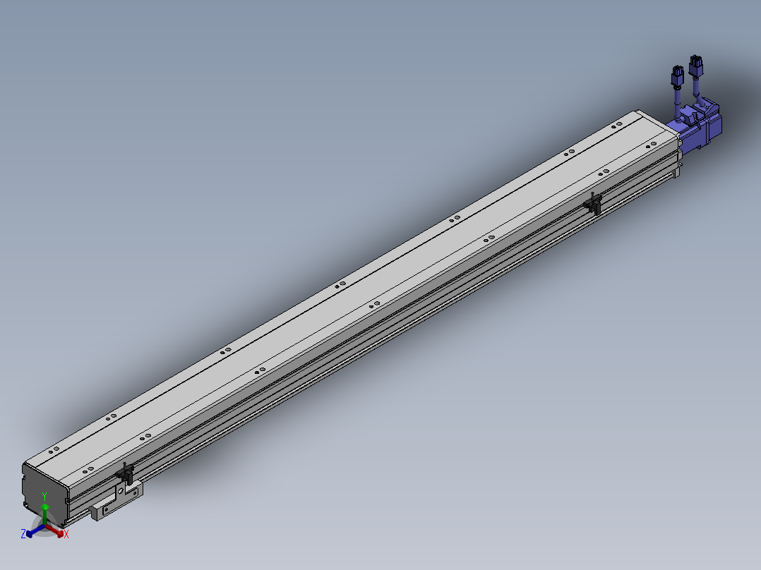 精密模组MY80S-T10-850L-P10B-BC-C4正等轴测图