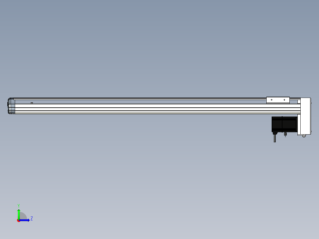 Toyo东佑达直线模组-ETH10-950-BM-200W左视图