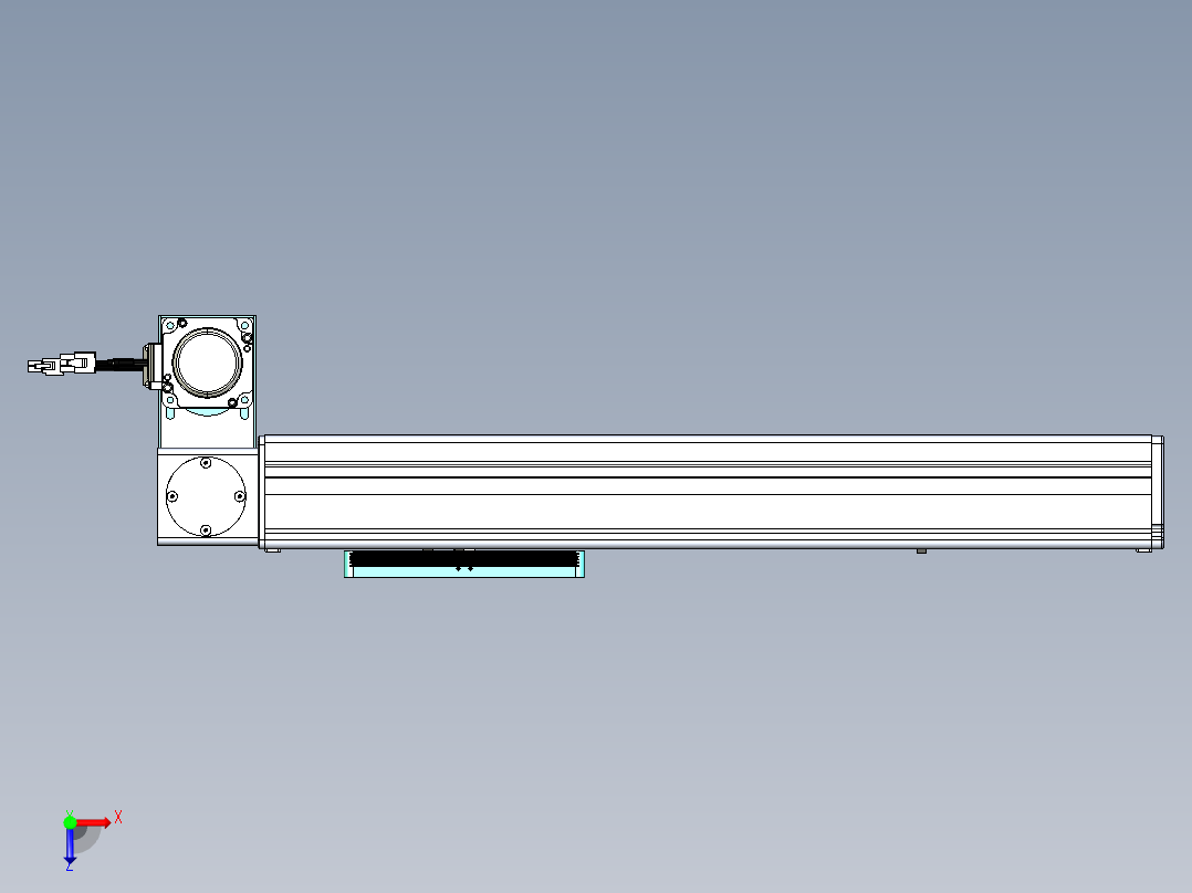 威洛博VBC同步带传动一无尘环境VBC14-L45-S300-BLD-ZP40-C3俯视图