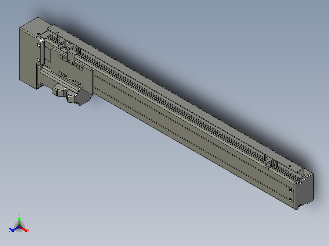 VF丝杆传动-一般环境VT5-S440-BL正等轴测图