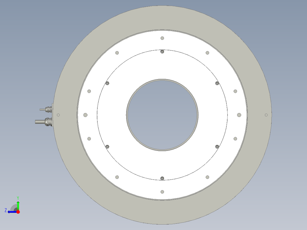 570-2000直驱电机右视图