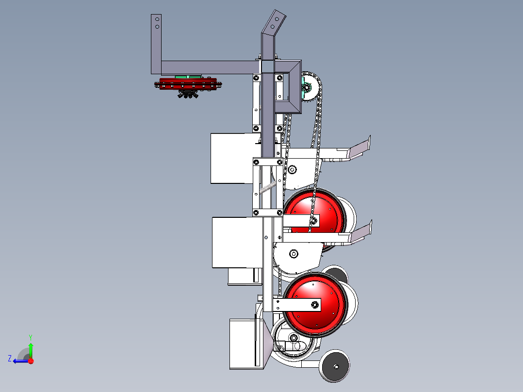 新型原地放垡施肥免耕播种机1315254===300右视图