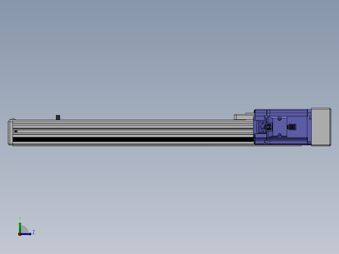 精密模组MY60-T10-350L-BR-P20B-C4-C左视图