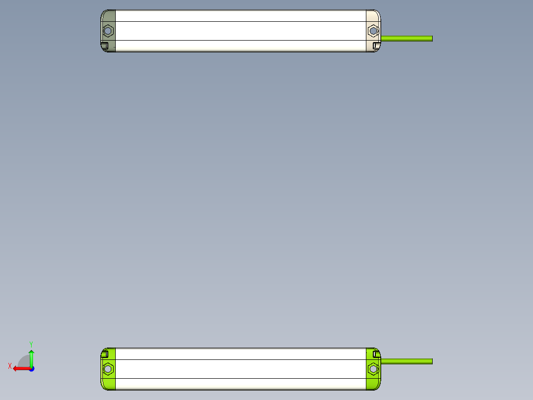 安全_区域传感器H2TLS1610_3D后视图