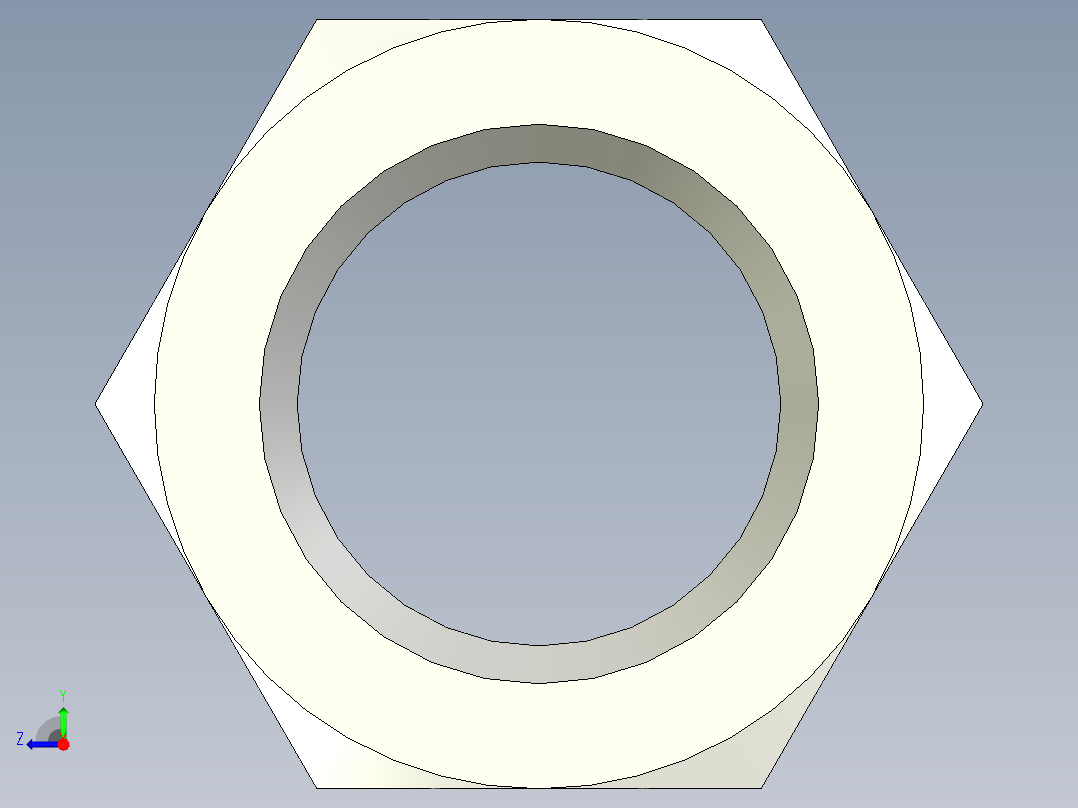 螺母-Nut_M16-80-22-15-15.stp右视图