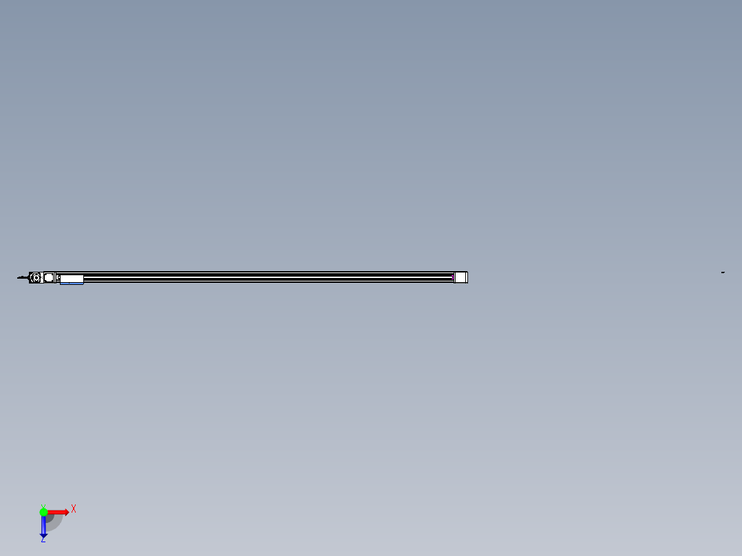 威洛博LB.GB同步带传动--欧规系列GB8-L96-S2850-BL-P75俯视图