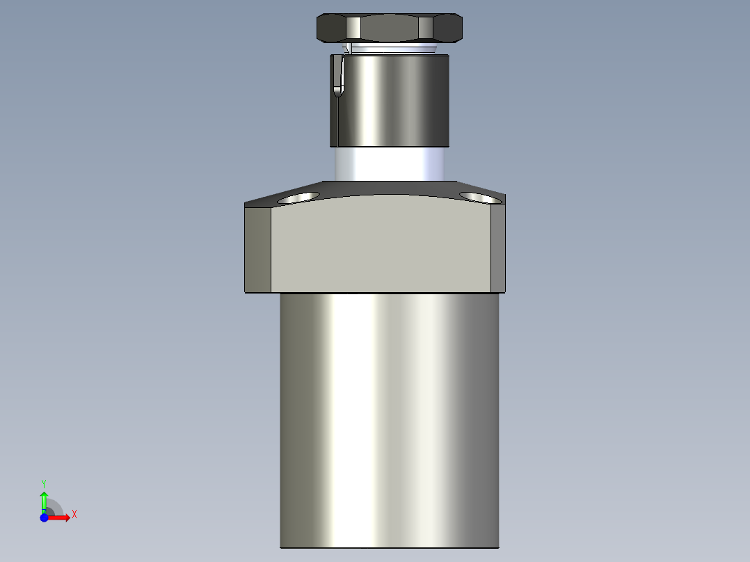 KOSMEKLHS0900-SR-Y30多系列多零件图纸模型前视图