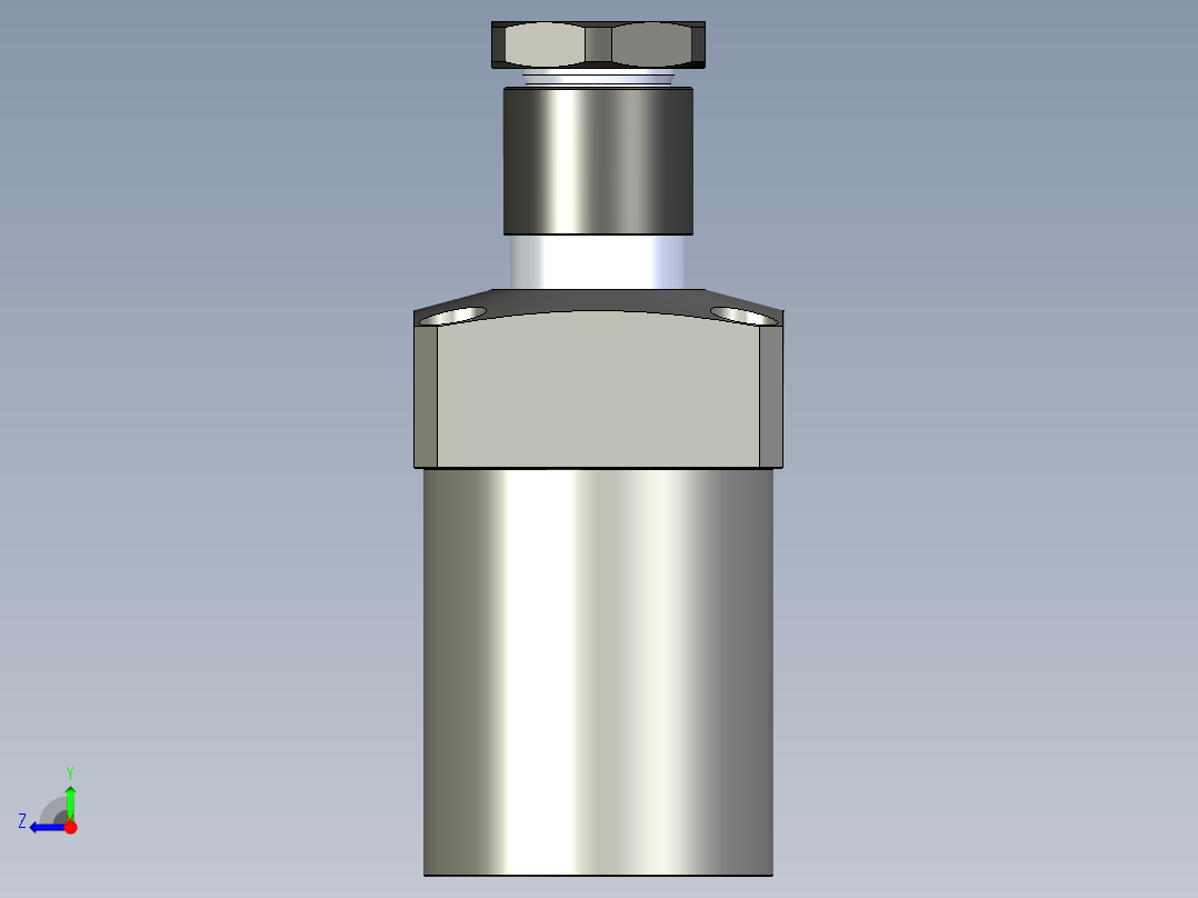 KOSMEKLHS0900-SR-Y30多系列多零件图纸模型右视图