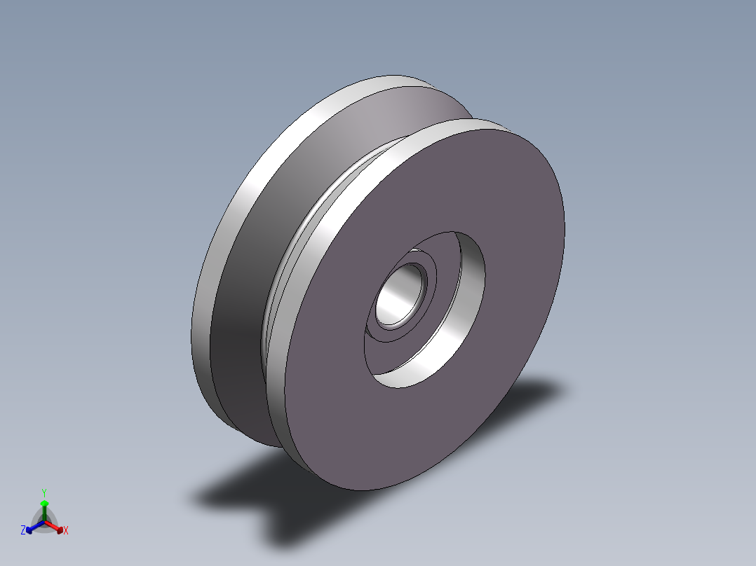 滚轮正等轴测图