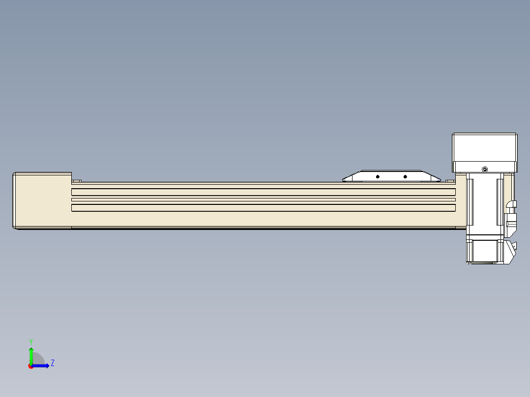 同步带全封闭直线模组TPA-HCB-65S-90-L250-ML-C-P10-N3左视图