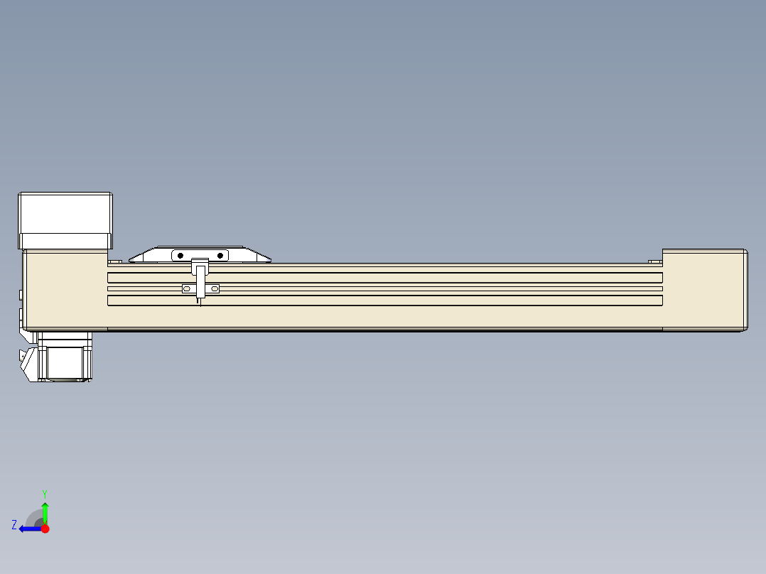 同步带全封闭直线模组TPA-HCB-65S-90-L250-ML-C-P10-N3右视图