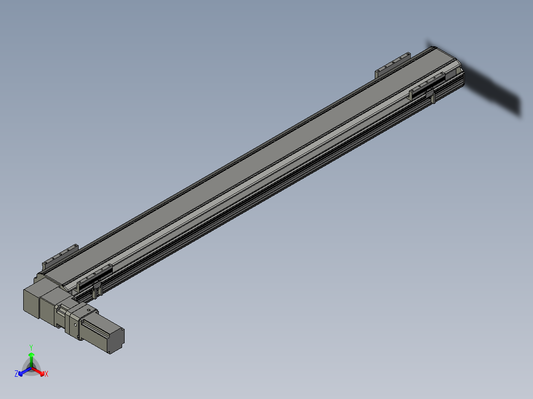 直线模组LHB17-L40-S1500-L(B)设计图纸