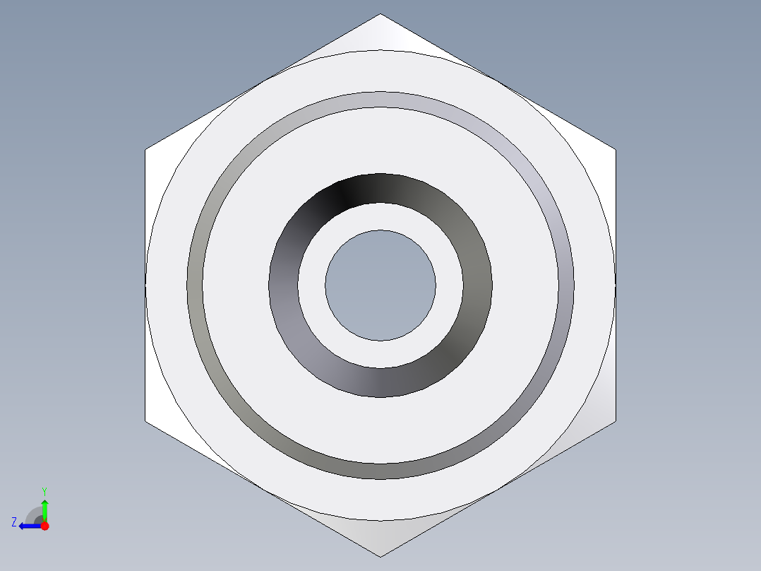 卡套式工业通用硬管接头EO_Swivel_connector_GAI06SMCFX右视图