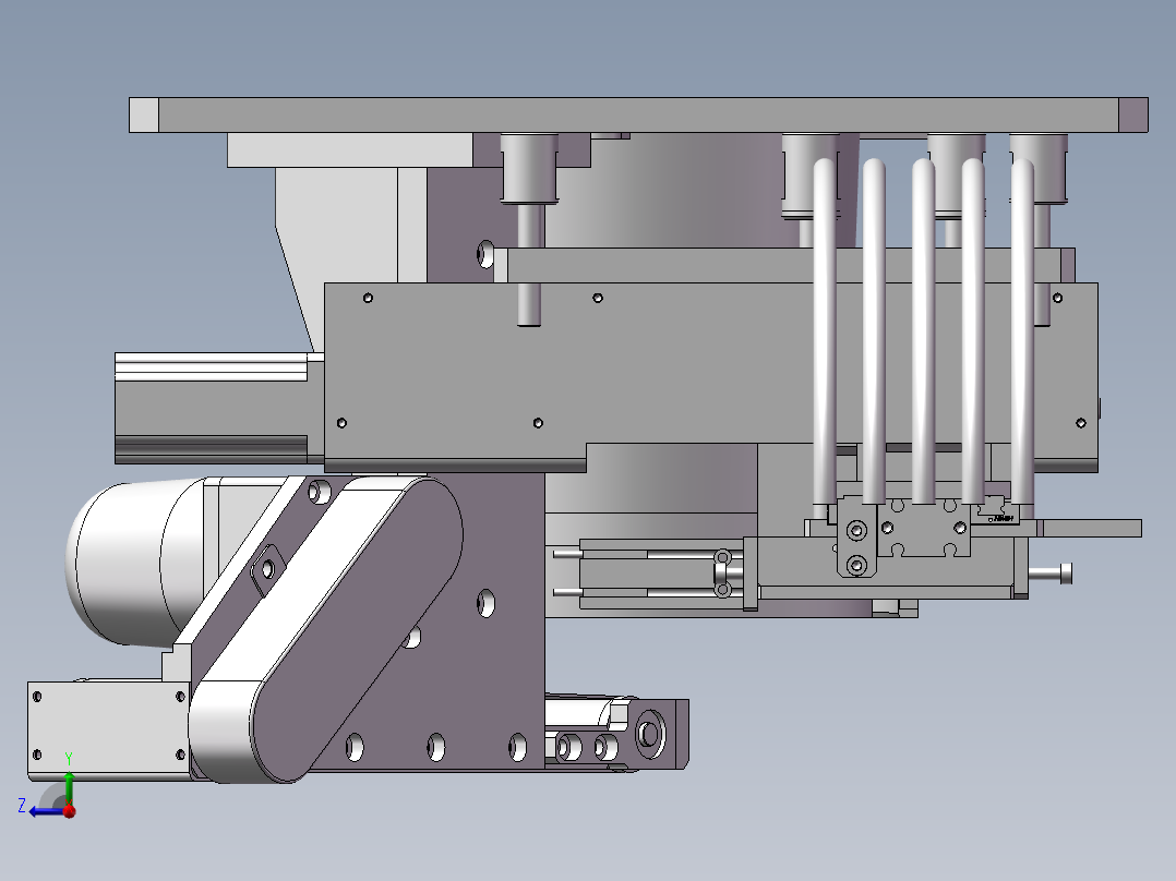 螺钉机（经典的螺丝上料机构）右视图