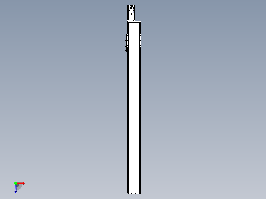 东锦丝杆传动-直线滑台模组DH102-C-L10-S1000-BC-P400W-C3俯视图