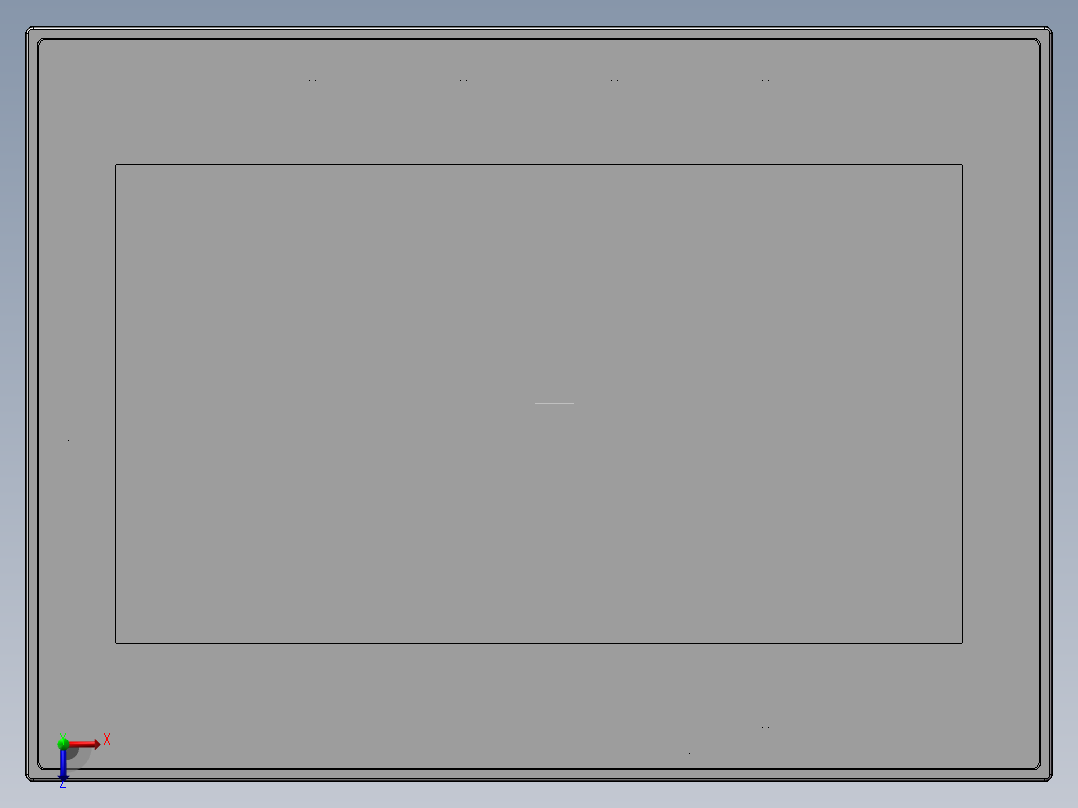 台达触摸屏俯视图