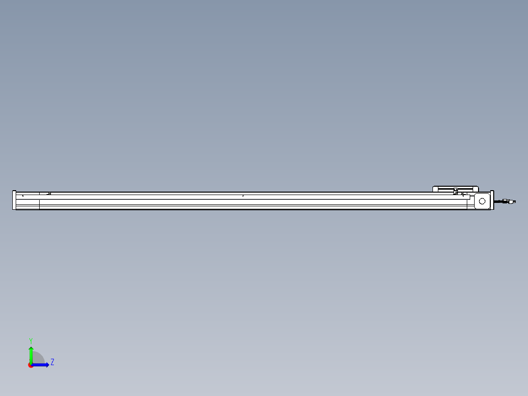 威洛博LB.GB同步带传动--欧规系列LB6A-L130-S1450-BL左视图