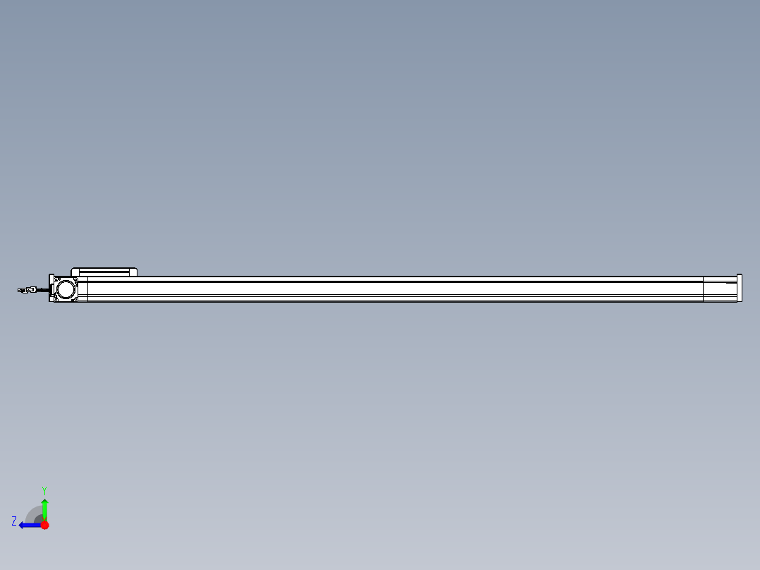 威洛博LB.GB同步带传动--欧规系列LB6A-L130-S1450-BL右视图