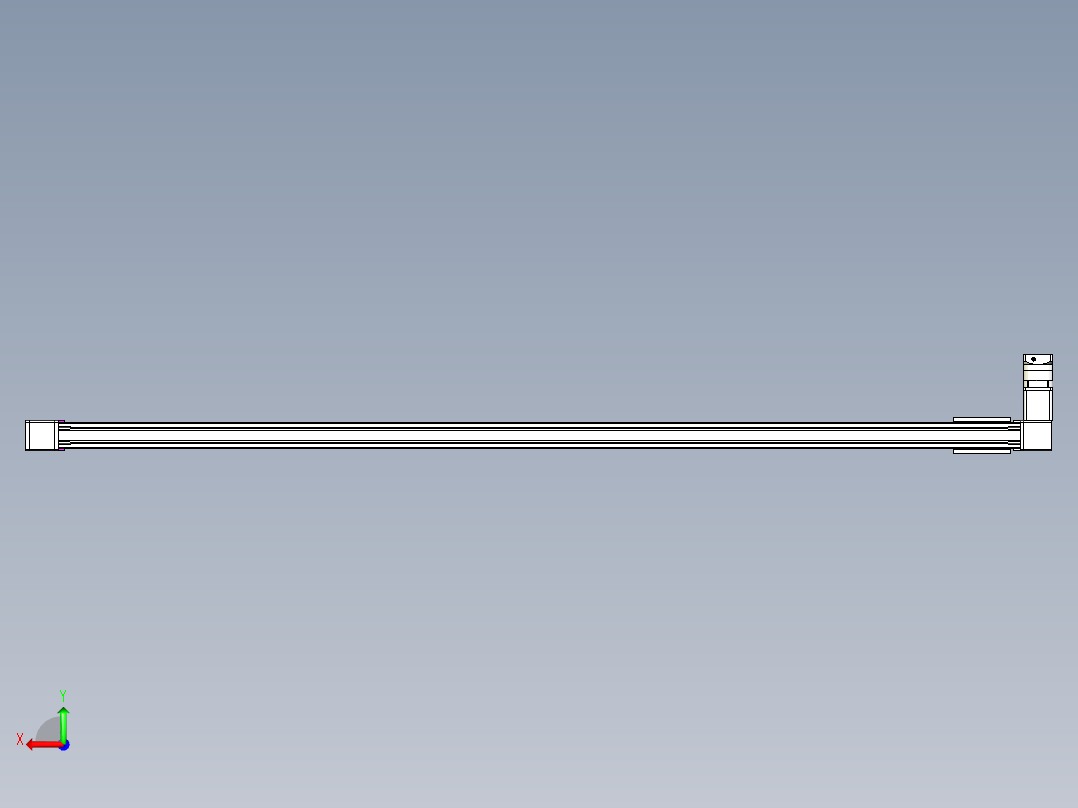 威洛博LB.GB同步带传动--欧规系列GB8-L192-S2800-BR-P75-K后视图