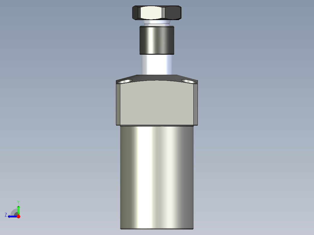 KOSMEKLHS0360-CR-Y45多系列多零件图纸模型右视图