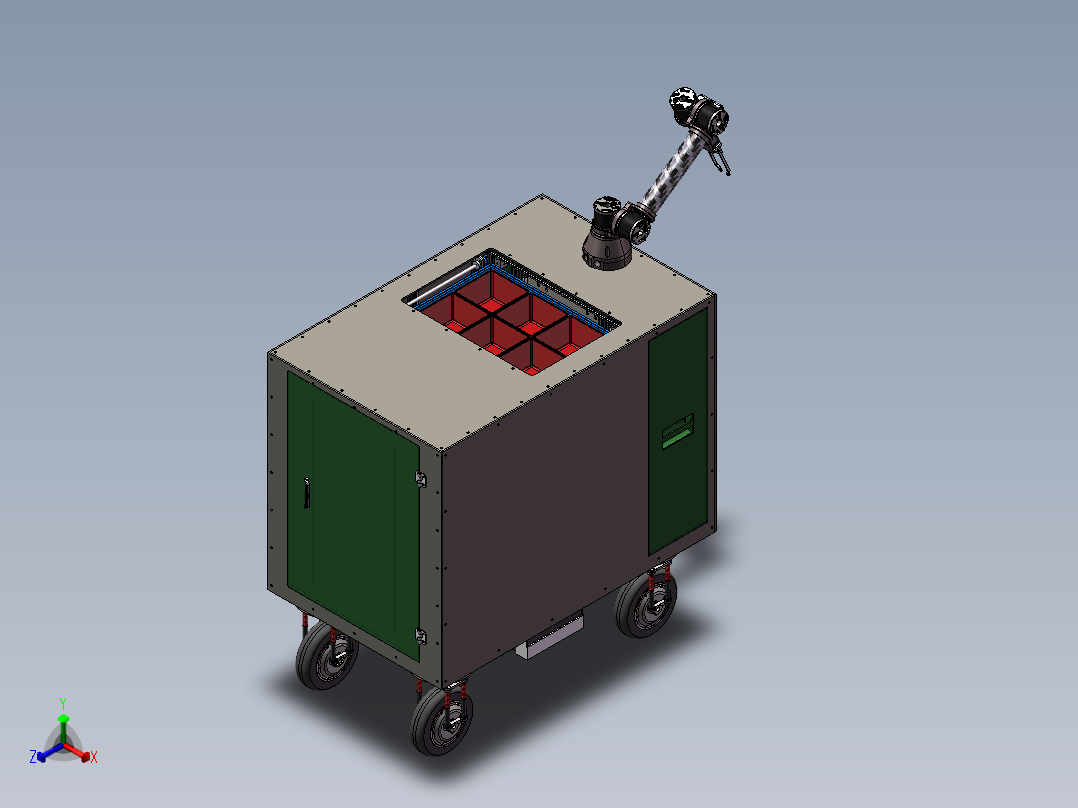 1346 储物空间正等轴测图